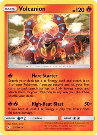 Deck Exclusives Volcanion #025