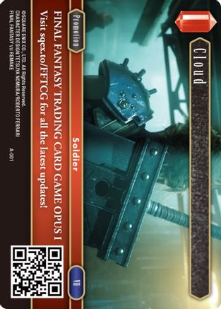 Cloud - A-001 - FF: Promo Cards - Final Fantasy TCG