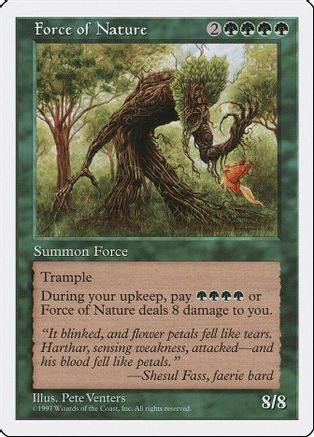 Force of Nature // Foil // NM // Release Promos // engl // Magic the Gathering 