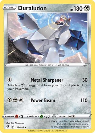 Deck Exclusives Duraludon - 138/192 (SWSH Rebel Clash) #138