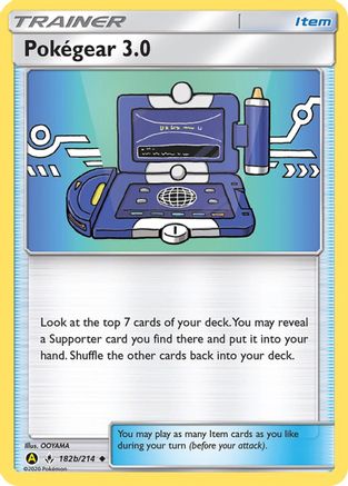 Pokegear 3.0 182b Yellow A Alternate Pokémon card