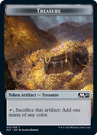 Treasure // Zombie Double-Sided Token