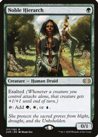 Noble Hierarch Magic Mtg Double Masters Pack Fresh Just pulled MINT!