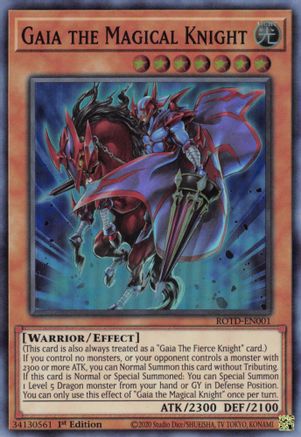 Gaia ROTD Deck Core Magical Knight Dragons Soldier Fierce Galloping Yugioh 