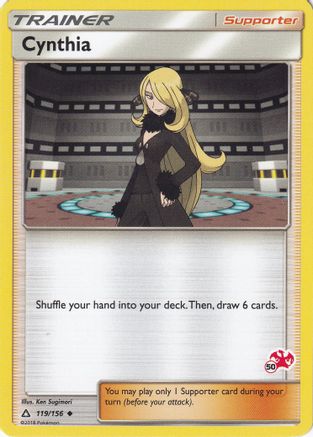 Battle Academy Cynthia - 119/156 (#50 Charizard Stamped) #119