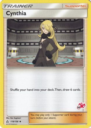 Battle Academy Cynthia - 119/156 (#59 Charizard Stamped) #119