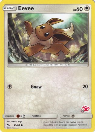 Battle Academy Eevee - 49/68 (#36 Charizard Stamped) #049