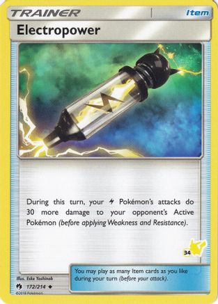 Battle Academy Electropower - 172/214 (#34 Pikachu Stamped) #172