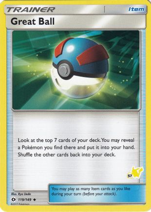 Battle Academy Great Ball - 119/149 (#57 Pikachu Stamped) #119