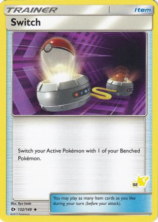 Battle Academy Switch - 132/149 (#52 Pikachu Stamped) #132