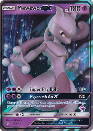 Battle Academy Mewtwo GX - 31/68 (Mewtwo Stamped) #031