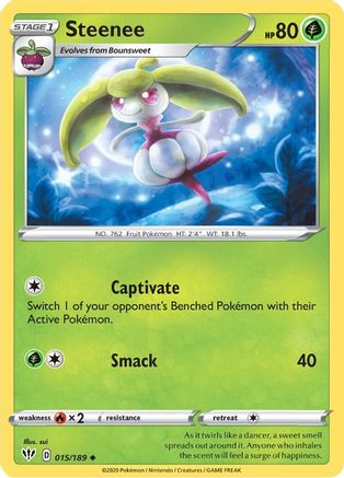 SWSH03: Darkness Ablaze Steenee #015