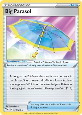 SWSH03: Darkness Ablaze Big Parasol #157