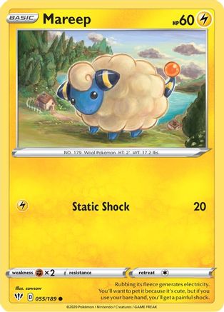 SWSH03: Darkness Ablaze Mareep #055