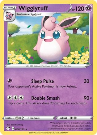 SWSH03: Darkness Ablaze Wigglytuff #068