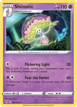 SWSH03: Darkness Ablaze Shiinotic #080