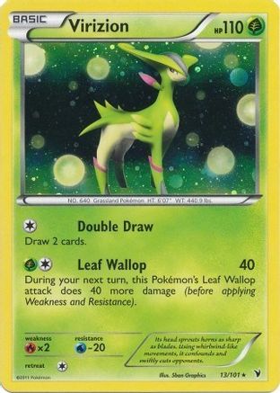 Blister Exclusives Virizion - 13/101 (Cosmos Holo) #013