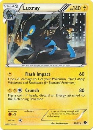 Blister Exclusives Luxray - 46/99 (Cosmos Holo) #046