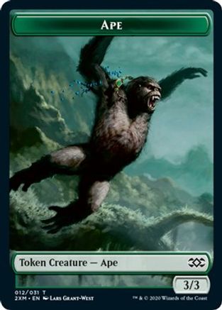 Ape // Golem Double-Sided Token