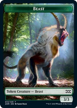 Beast // Treasure Double-Sided Token