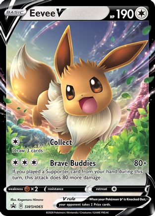 SWSH: Sword & Shield Promo Cards Eevee V #SWSH065