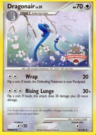 League & Championship Cards Dragonair - 52/146 (State Championships) #052