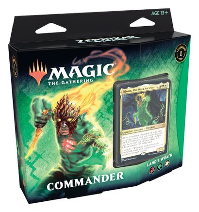Zendikar Rising Commander Deck Lands Wrath