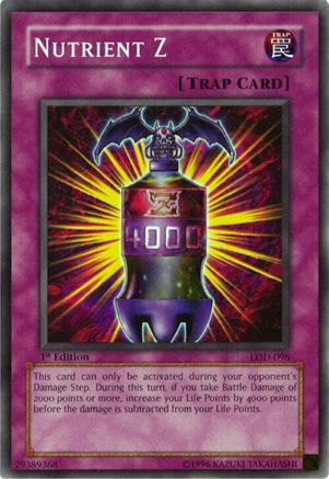Yu-Gi-Oh! Nutrient Z Card (LOD-096) - Common, Unlimited Edition From Legacy Of Darkness