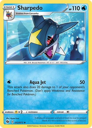 Champion's Path Sharpedo #12