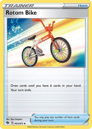 Champion's Path Rotom Bike #63