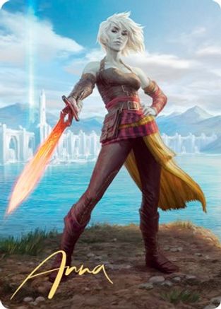 Nahiri, Heir of the Ancients Art Card (3/81) (Gold-Stamped Signature)