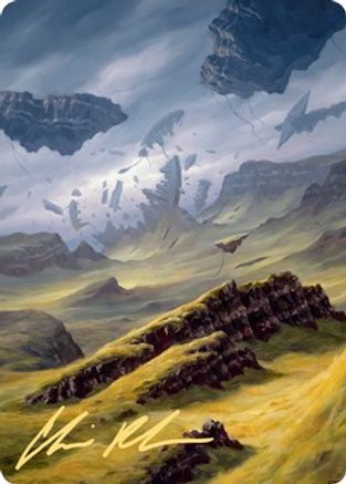 Plains Art Card (9/81) (Gold-Stamped Signature)