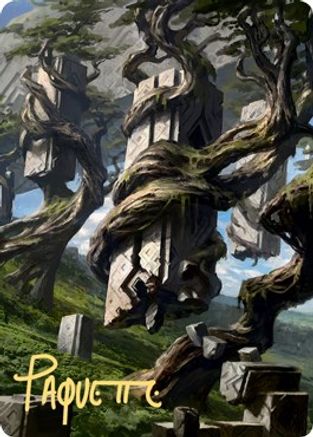 Forest Art Card (20/81) (Gold-Stamped Signature)