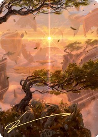 Windswept Heath Art Card (Gold-Stamped Signature)