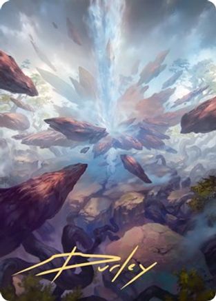 Prismatic Vista Art Card (Gold-Stamped Signature)