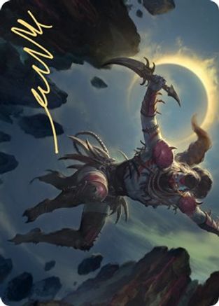 Nighthawk Scavenger Art Card (Gold-Stamped Signature)