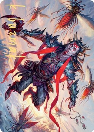 Scion of the Swarm Art Card (Gold-Stamped Signature)