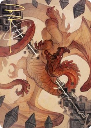 Soul Shatter Art Card (Gold-Stamped Signature)