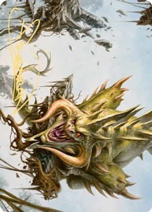 Canopy Baloth Art Card (Gold-Stamped Signature)