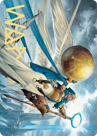 Linvala, Shield of Sea Gate Art Card (Gold-Stamped Signature)