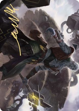 Orah, Skyclave Hierophant Art Card (Gold-Stamped Signature)