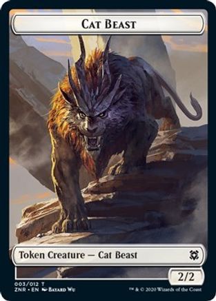 Cat Beast // Hydra Double-sided Token