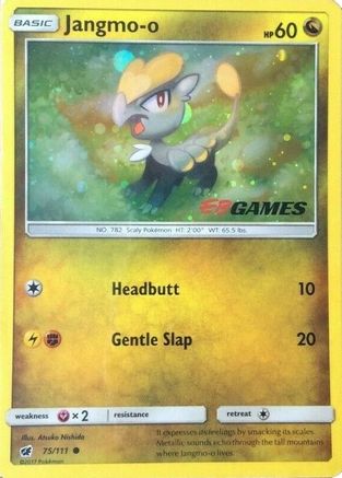 Miscellaneous Cards & Products Jangmo-o - 75/111 (Cosmos Holo) (EB Games Promo) #075
