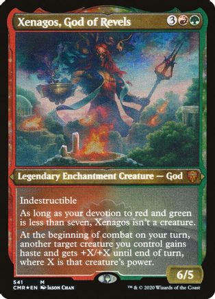 Xenagos, God of Revels (Foil Etched) - Commander Legends - Magic: The ...