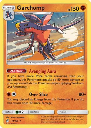 Deck Exclusives Garchomp - 114/236 (SM Unified Minds) #114