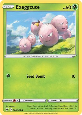 SWSH04: Vivid Voltage Exeggcute #004