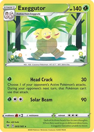 SWSH04: Vivid Voltage Exeggutor #005