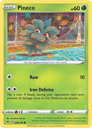 SWSH04: Vivid Voltage Pineco #008