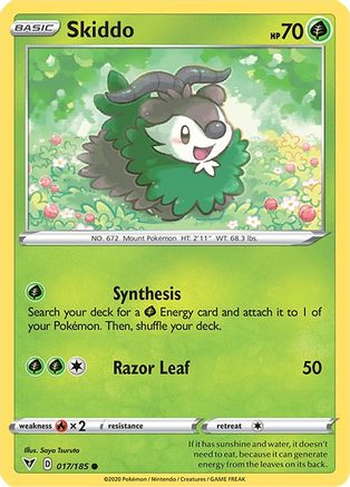 SWSH04: Vivid Voltage Skiddo #017