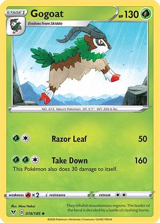 SWSH04: Vivid Voltage Gogoat #018